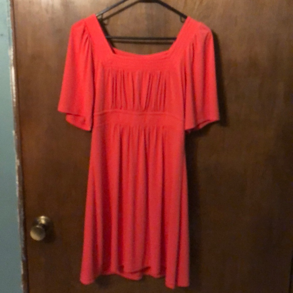 BCBG orange dress